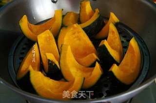 南瓜冰皮月饼馅的做法步骤:2