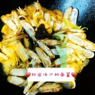 酱爆蛏子的做法步骤：5