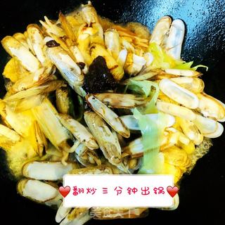 酱爆蛏子的做法步骤：6
