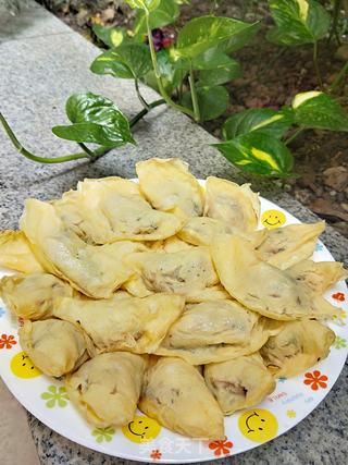 蛋饺的做法步骤:12