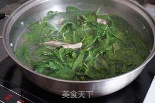 枸杞叶猪肝瘦肉汤的做法步骤:7