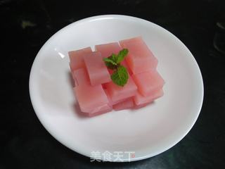 西瓜凉粉的做法步骤:9