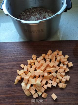 红薯红豆饭的做法步骤:7