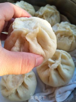 猪肉酸菜粉包子的做法步骤:7