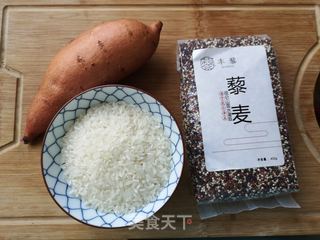 藜麦红薯低糖饭的做法步骤：1