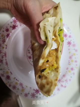 快手家乡味道--菜饼的做法步骤:9