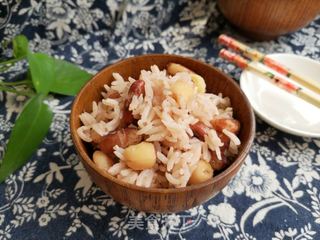 花豆莲子米饭的做法步骤:6