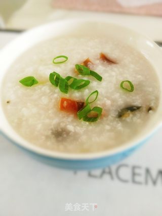 米饭变皮蛋瘦肉粥的做法步骤:6