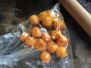 海苔咸蛋黄酱的做法步骤:3