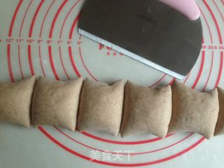 红糖核桃馒头的做法步骤:7