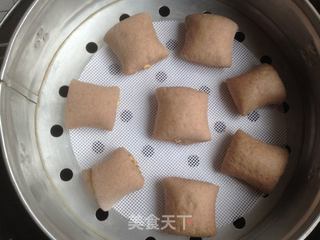 红糖核桃馒头的做法步骤:8
