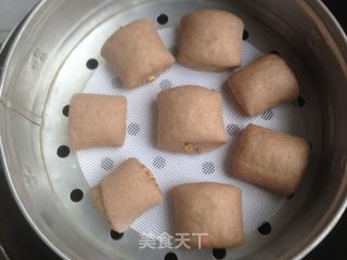 红糖核桃馒头的做法步骤:9