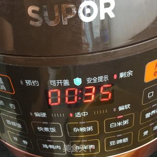 海参排骨茼蒿粥的做法步骤：4