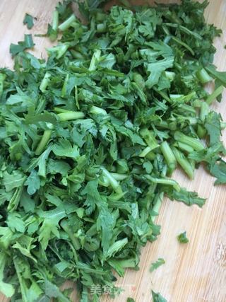 海参排骨茼蒿粥的做法步骤:6