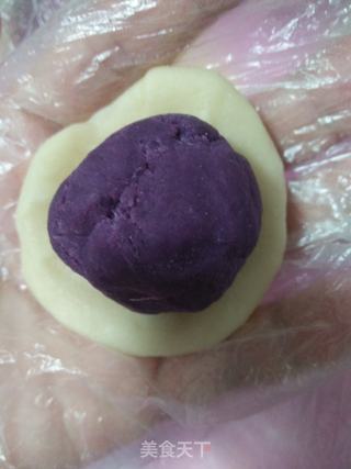 紫薯月饼的做法步骤:11