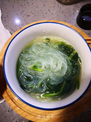 菠菜粉丝汤——＃最爱下饭菜＃的做法步骤：9