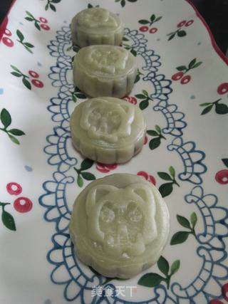 抹茶冰皮月饼的做法步骤:12