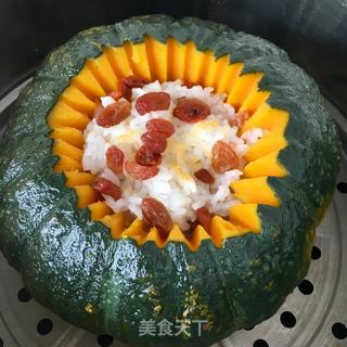 “米饭”甜南瓜米饭盅的做法步骤:11