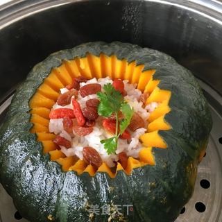 “米饭”甜南瓜米饭盅的做法步骤:13