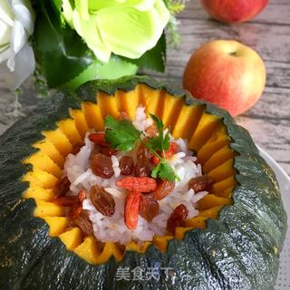 “米饭”甜南瓜米饭盅的做法步骤:15