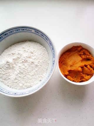 南瓜刀切馒头的做法步骤:4