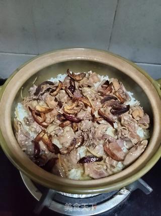 乳鸽煲仔饭的做法步骤:10