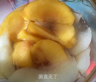 秋梨黄桃糖水的做法步骤:9