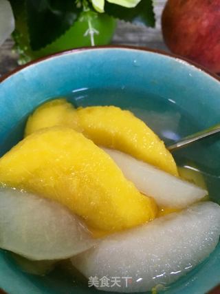 秋梨黄桃糖水的做法步骤:10
