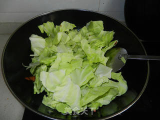 干锅平包菜的做法步骤：5