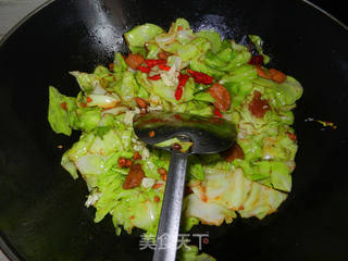 干锅平包菜的做法步骤：6