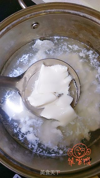 醋椒白玉蛋花羹的做法步骤:4