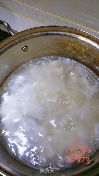 醋椒白玉蛋花羹的做法步骤:5