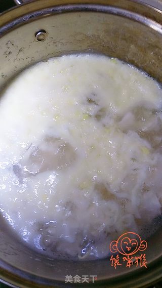 醋椒白玉蛋花羹的做法步骤:6
