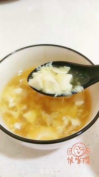 醋椒白玉蛋花羹的做法步骤:8