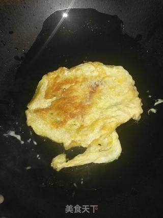鸡蛋甘蓝炒饭的做法步骤:2