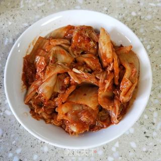 泡菜炖豆腐的做法步骤：2