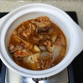 泡菜炖豆腐的做法步骤：9