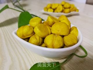 巧剥栗子的做法步骤:4