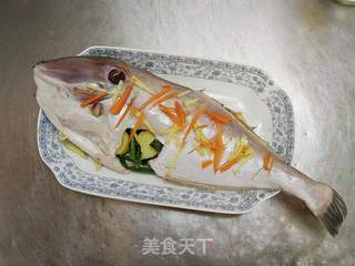 豉油蒸剥皮鱼的做法步骤：4