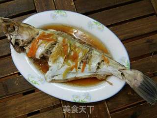豉油蒸剥皮鱼的做法步骤:8