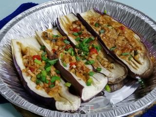 香蒜烤茄子的做法步骤:12