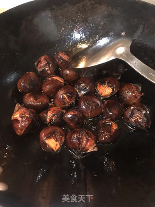 糖炒板栗的做法步骤:3