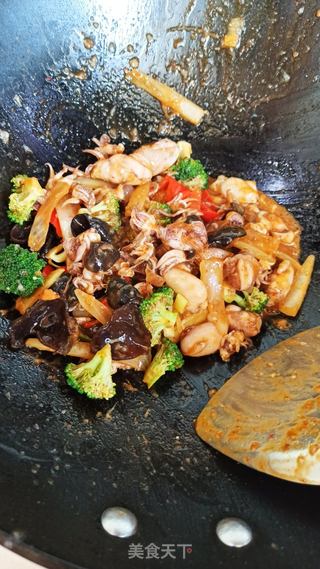 海兔子木耳盖浇饭的做法步骤:10