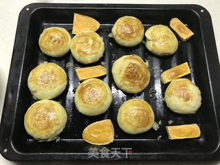 亚麻籽油苏式椰丝月饼的做法步骤:5
