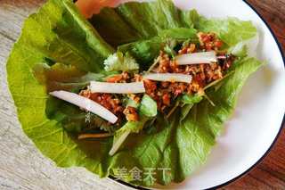 白菜饭包的做法步骤:6
