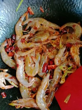 麻辣小虾的做法步骤:5
