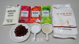 卡通豆沙馒头的做法步骤：1