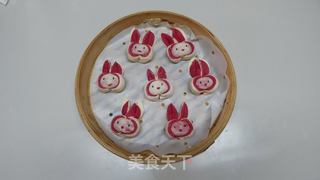 卡通豆沙馒头的做法步骤：13