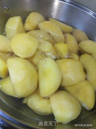 爱心黄桃罐头的做法步骤:7