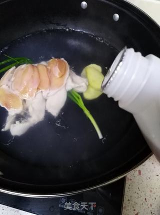 鸡丝青豆菌菇粥的做法步骤:6